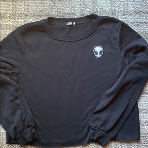 Alien crop Sweater